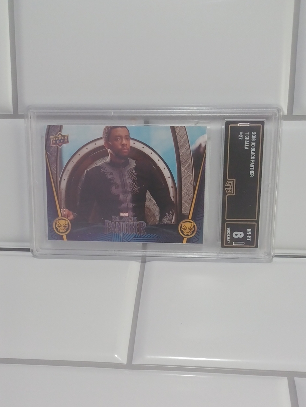 2018 Upper Deck Black Panther T'CHALLA Trading Card GMA MN-MT 8